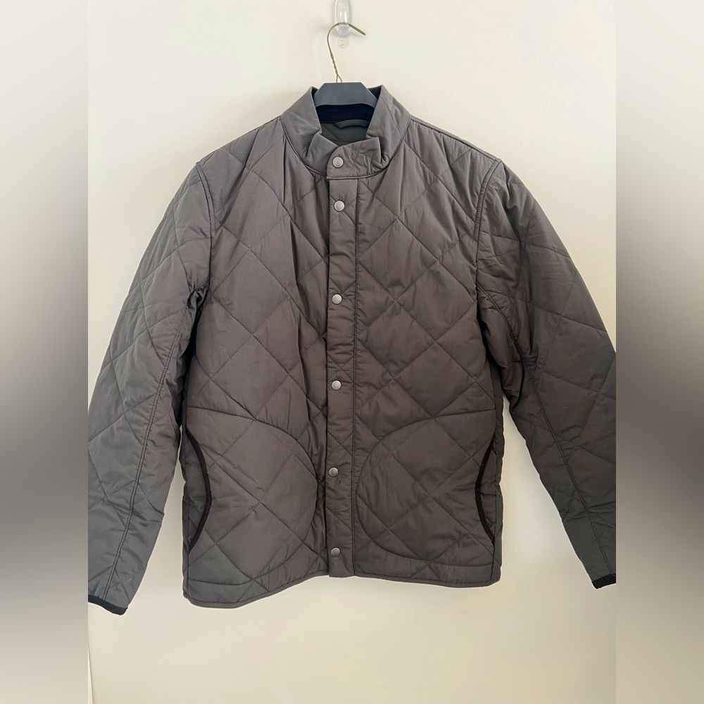 NWT JCrew Men’s Sussex Quilted Barn Jacket, Green
